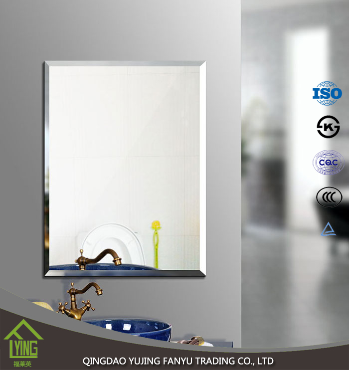 4mm beveled silver mirror for bathroom