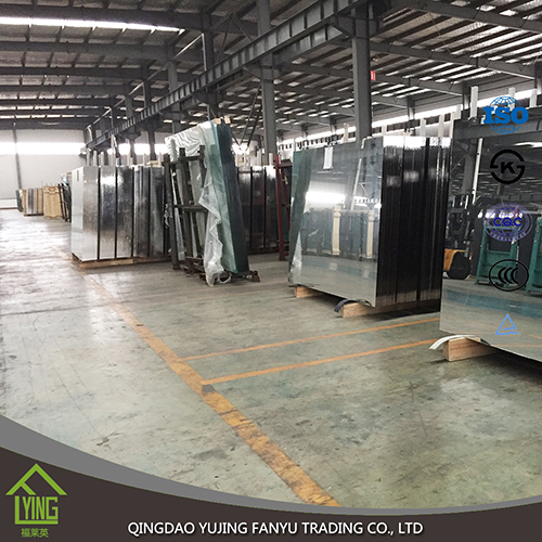 5mm billig billig geschnittene silberne Spiegelstücke mit abgeschrägter Kante