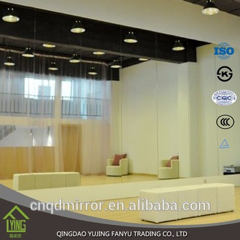 5mm frameless volledige lengte lange vloer aluminium spiegel