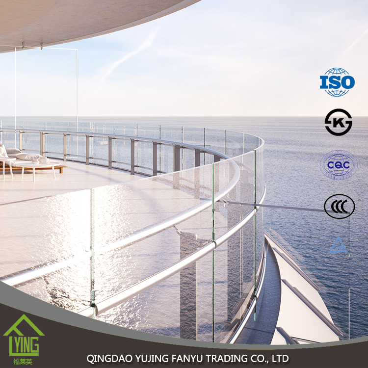 8.38mm clear laminated glass with CE certificate