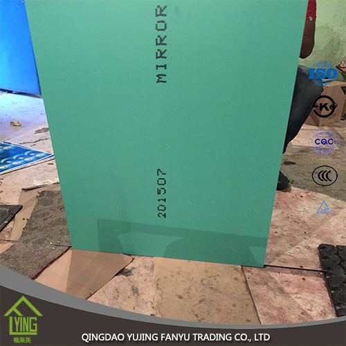 Clear aluminum mirror glass