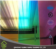 Colored Mirror/tinted sheet glass with custom shape for decoration