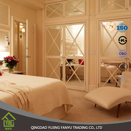 Frameless 1.8mm 2.7mm wall shape Processed Mirror single paint with ISO