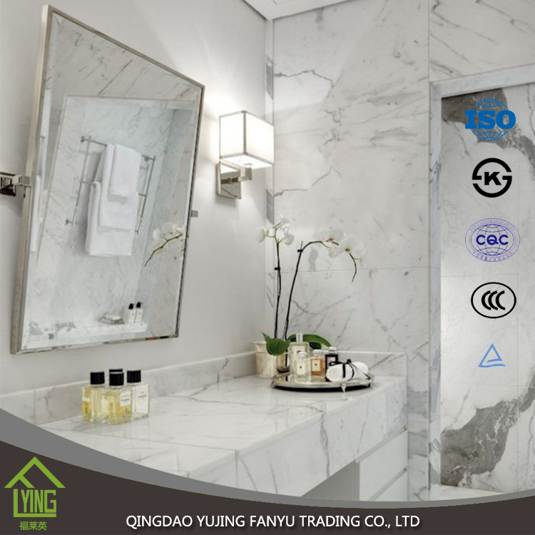 Hot sale 4mm oval beveled bathroom mirror