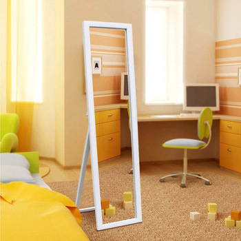 Hot sale full length white rectangular shape dressing mirror