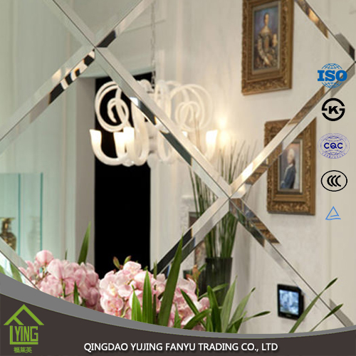Polygonal optional classic art silver mirror