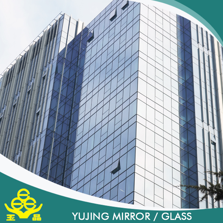 Solid structure and function clear tempered building glass with best price