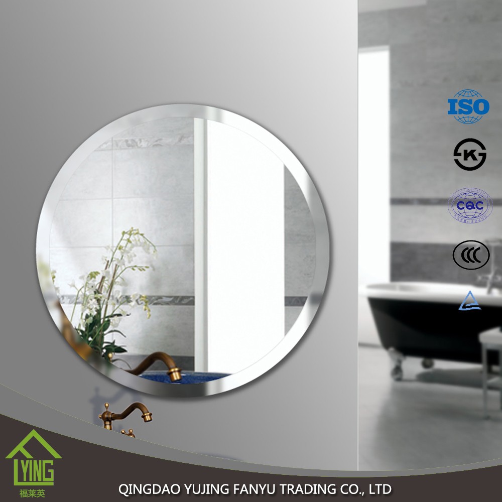 modern wall mount mirror 3mm 4mm thickness processing mirror price for girls bedroom