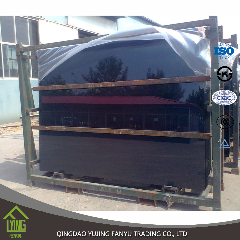 YUJING factory dark grey tinted float glass wholesale