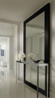 beauty classical wooden art decoration wall mirror