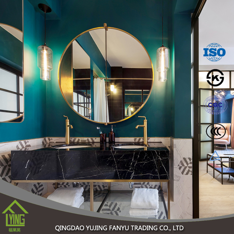 latest design hotsale frameless decorative silver coated glass bathroom decorative mirror