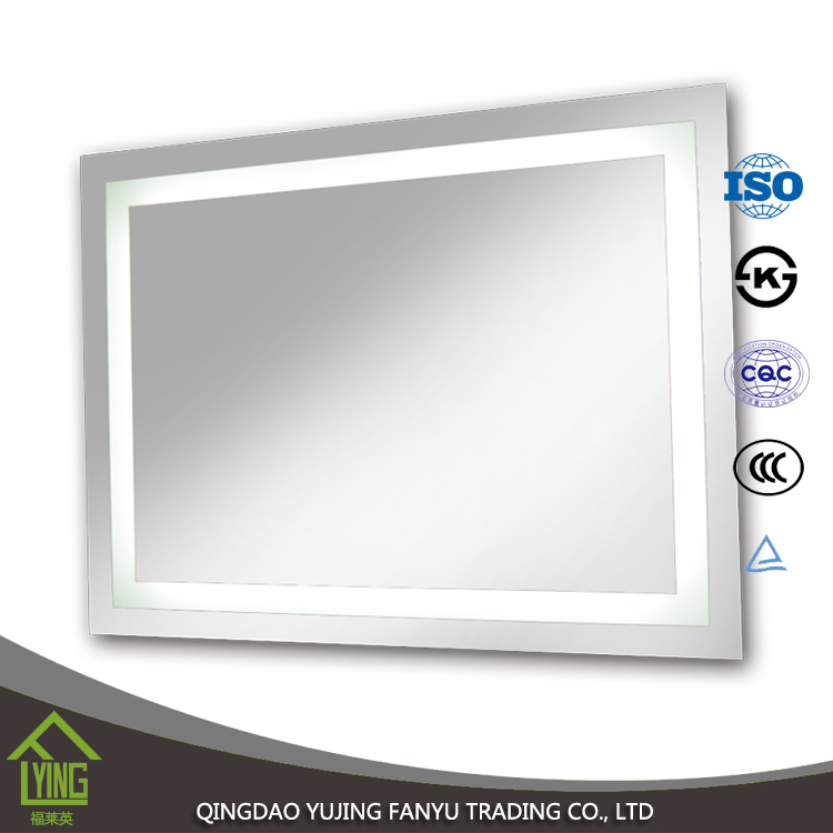 low price silver led bathroom mirror