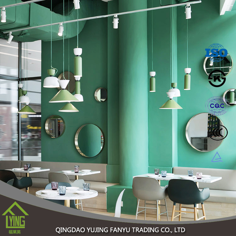 top level irregular shaped wall aluminum mirror