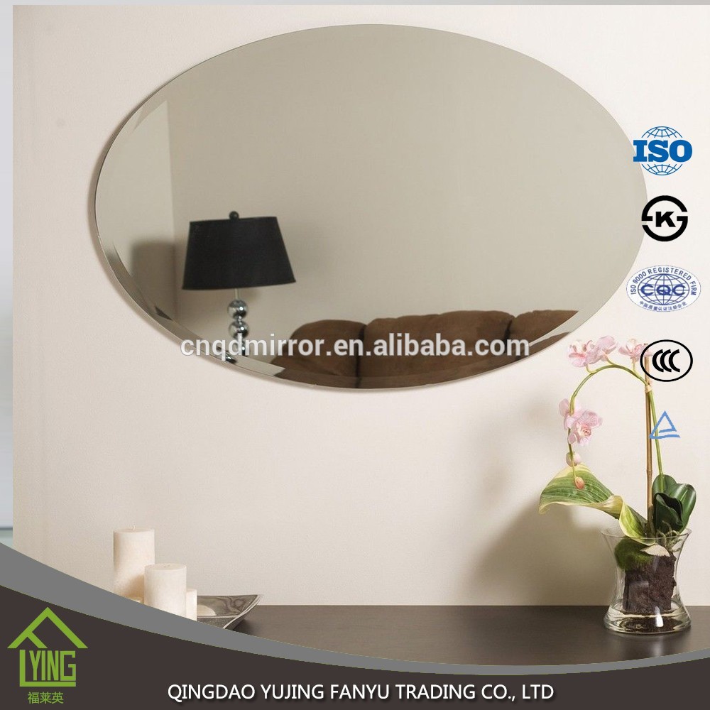 interior mirror 1.5/2/3/4/5/6mm thickness Aluminum Mirror in wooden case
