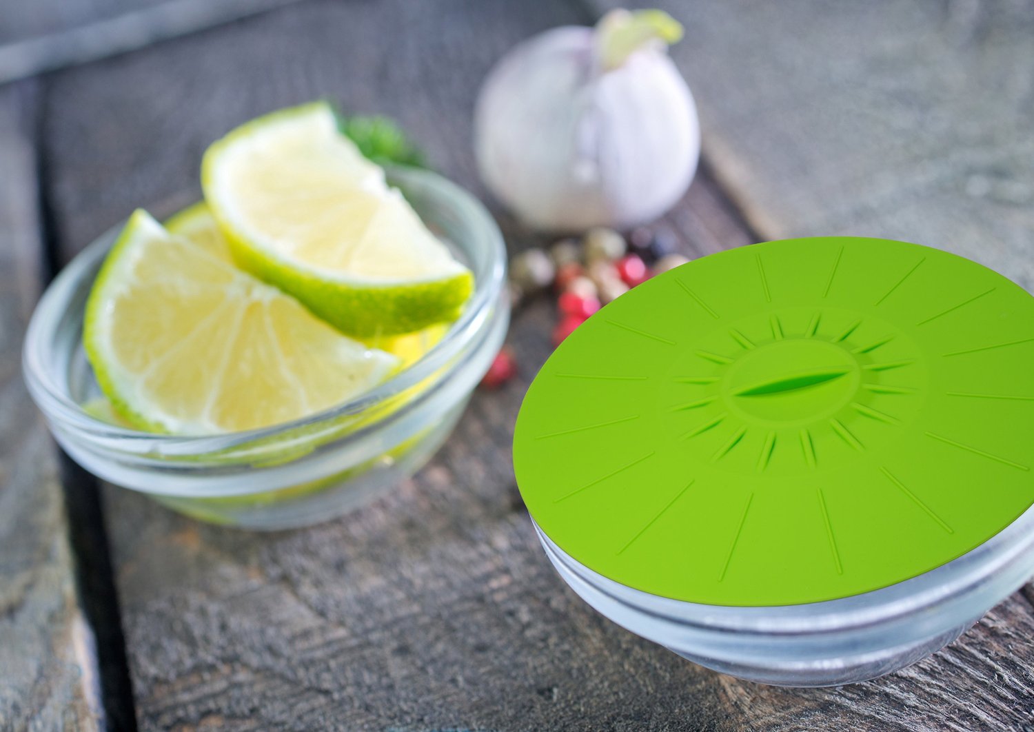 100% coperchi e capsule di aspirazione in silicone, adatta a diverse dimensioni di tazze, ciotole, padelle o contenitori