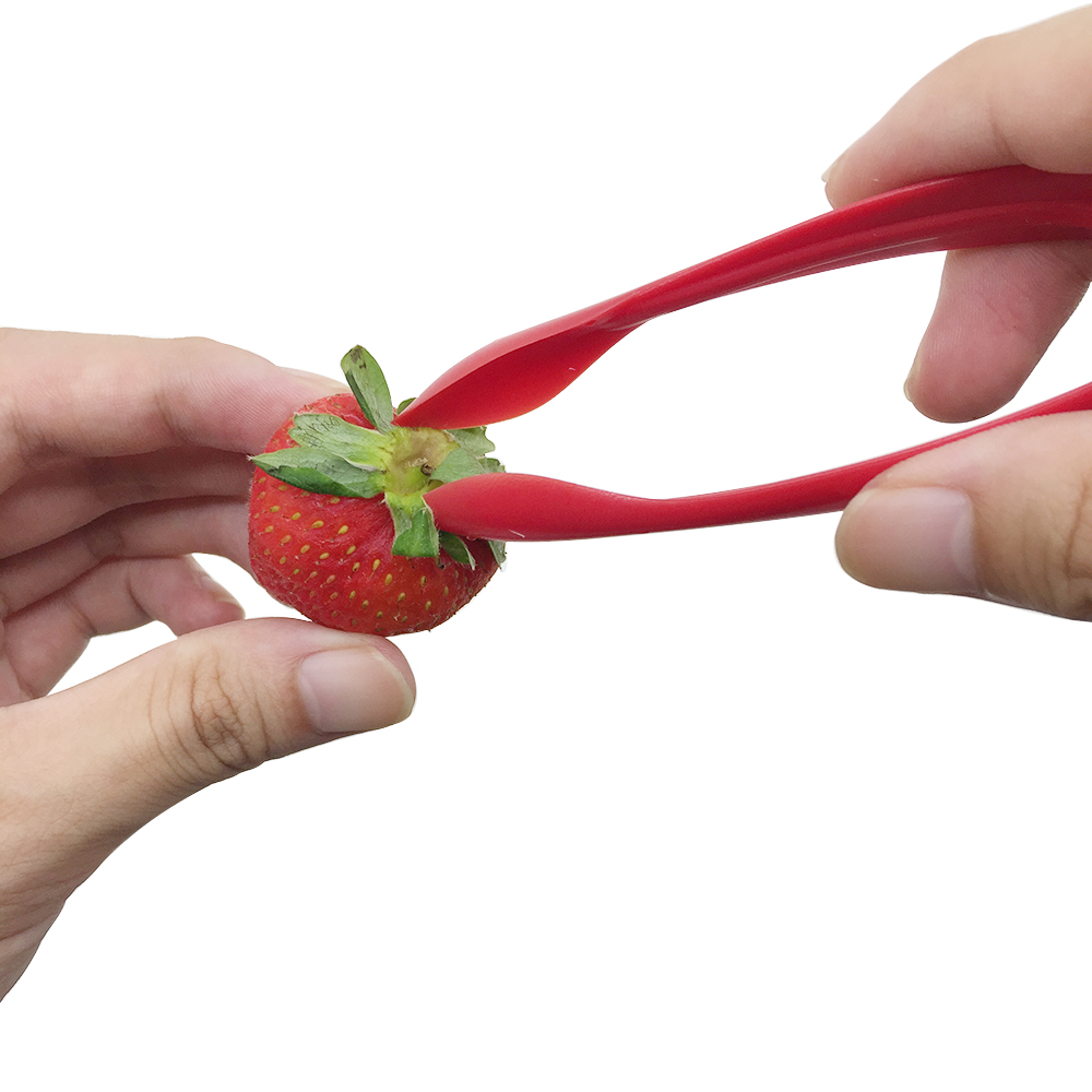 2018 Nuovo arrivo Pratico attrezzo da cucina Strawberry Cherry Tomatoes Plastic Huller