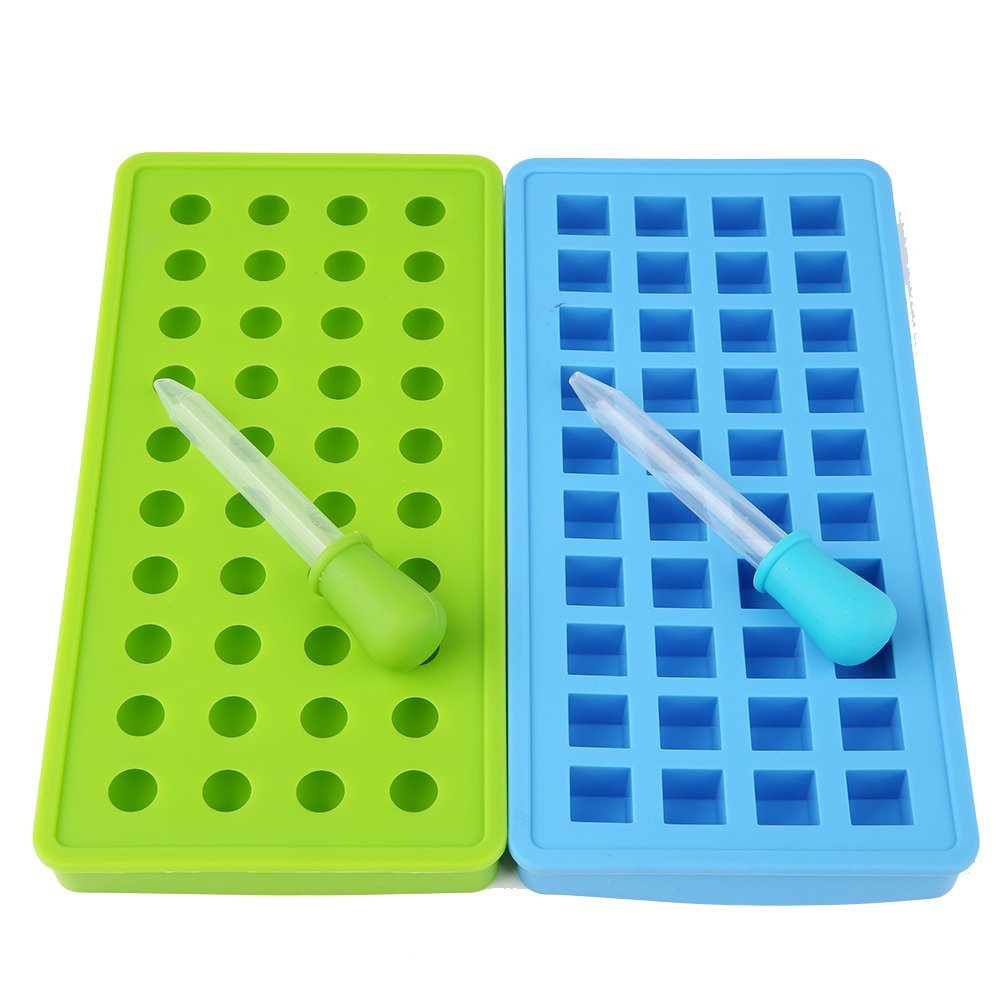 40 Cavities Silikon Mini Eis Ball Form BPA Silikon Eis Ball Form Tray für die Herstellung von Süßigkeiten, Schokolade, Gummy Formen