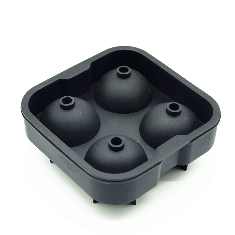 Wie auf Amazon gesehen Factory Direct 4 Cavity 1.8 "Silizium Eis Kugel Form
