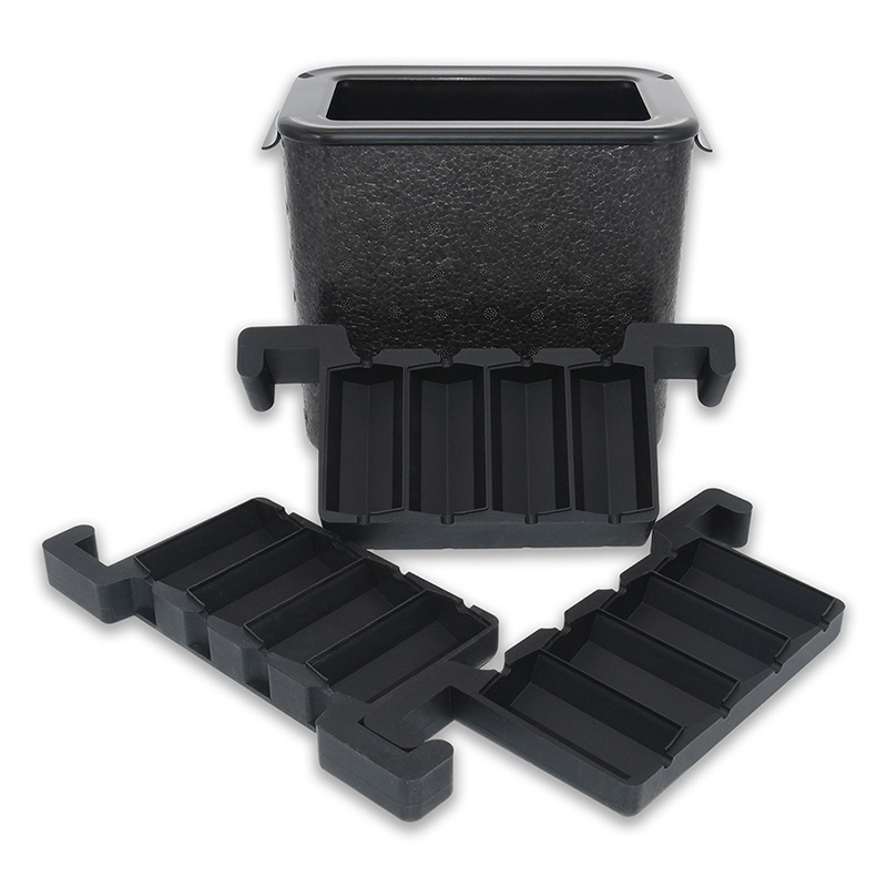 BPA Free Prismatic Crystal Clear Ice Cube Maker 8 Hohlraum Eiswürfel Tray Wiederverwendbare Nontoxische Kristalleisformkugel