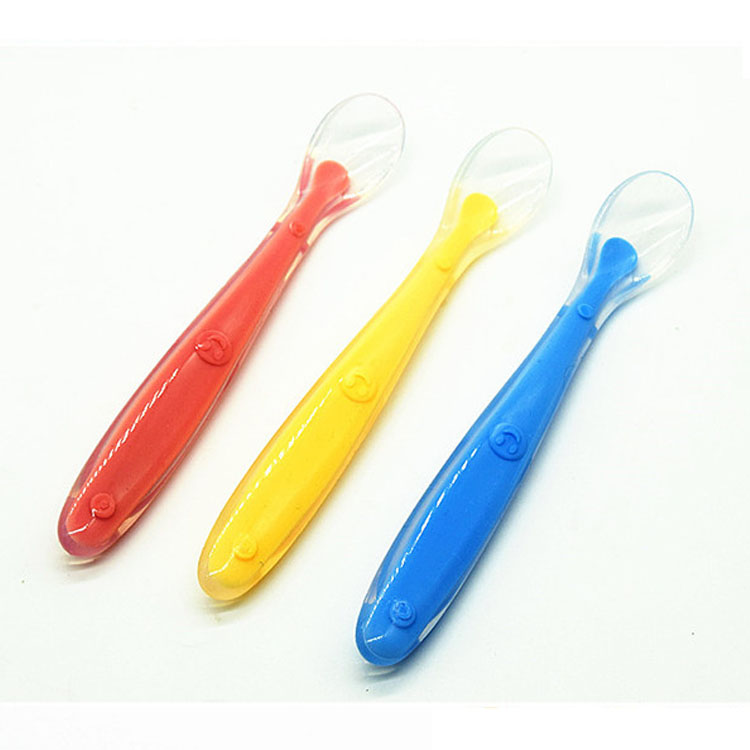 Baby Löffel BPA-freie weiche Silikon Baby Löffel Set für die Fütterung