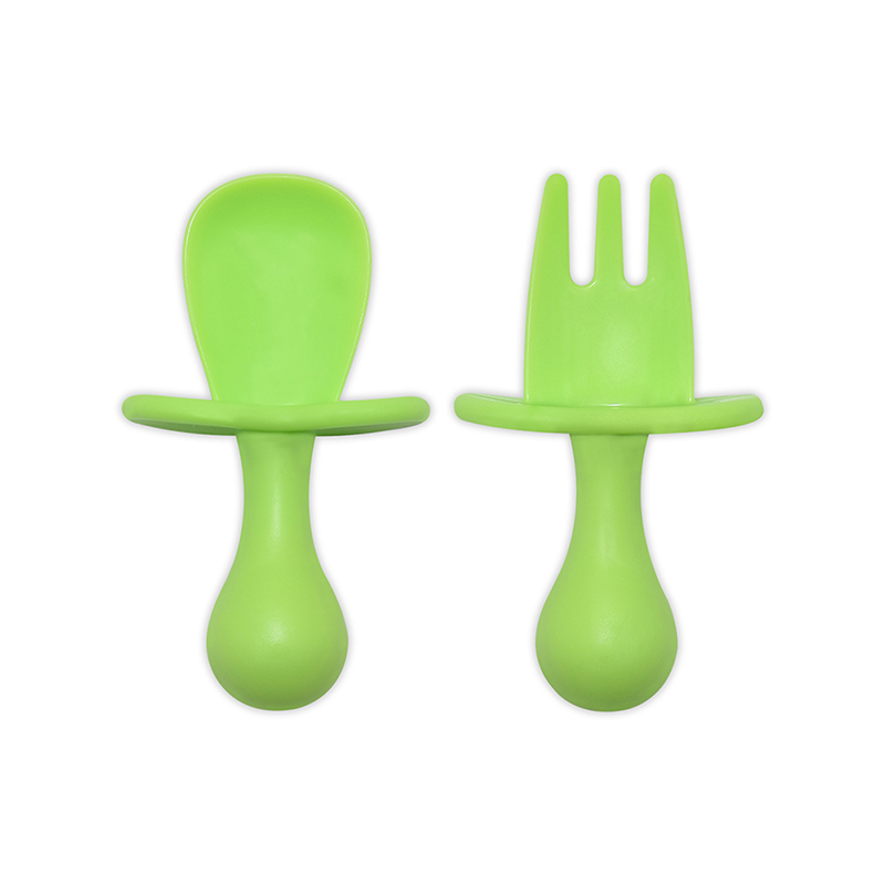 Benhaida Factory Direct BPA BPA GROSSE FOOD GROFFE PLASTITZYDDER ESSEN Baby Lernen Fütterungslöffel und Gabel