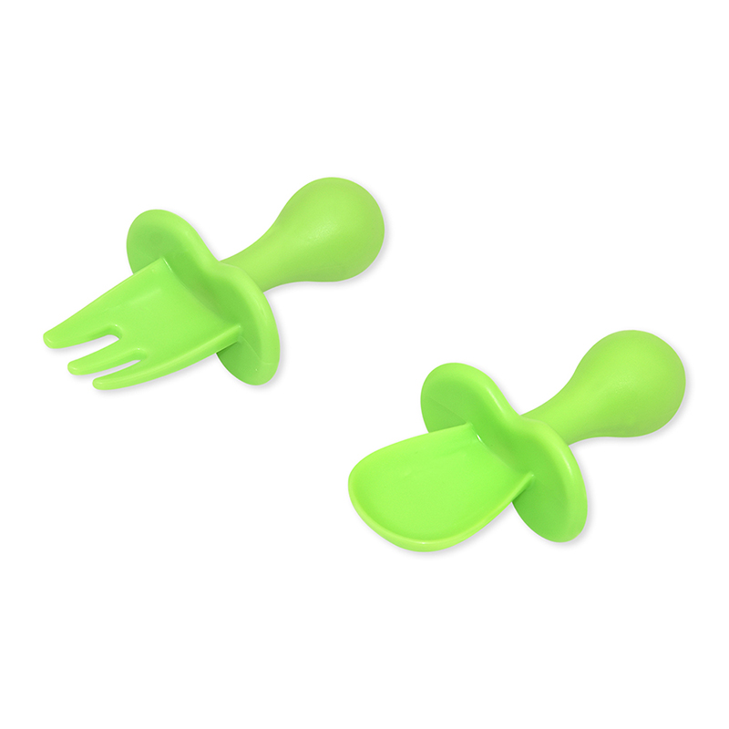 Benhaida Usine direct BPA BPA Grade Nourriture Grade Grade PlastiCtCydler Manger une cuillère d'alimentation pour bébé et fourchette