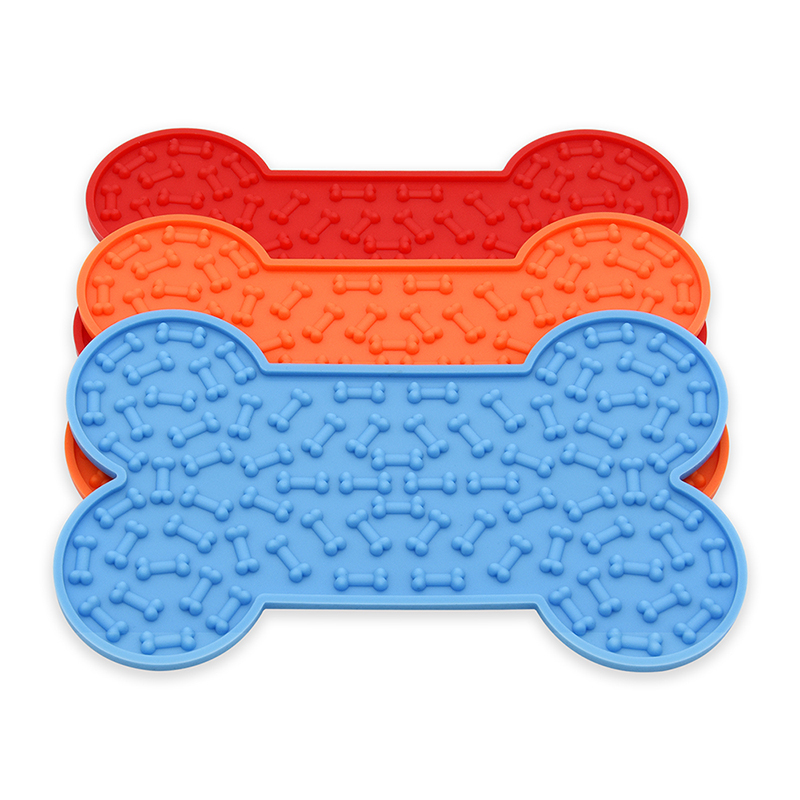 Benhaida Wholesale Custom Food Grade Pet Licking Mat BPA Free Silicone Pet Slow Feeder Feeding Licking Pad