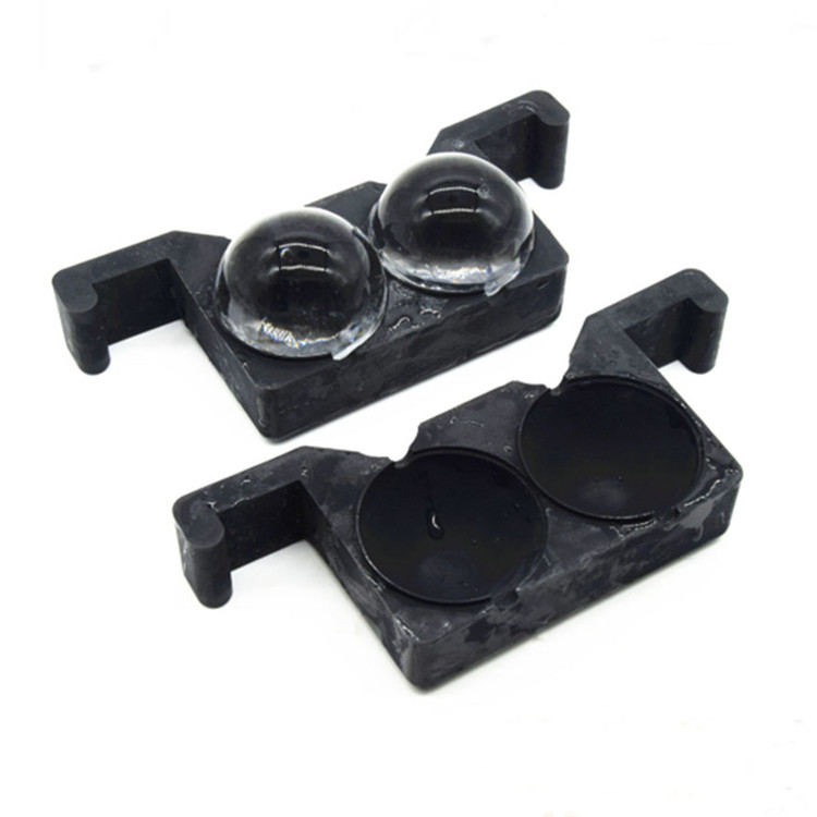 Kristallklare Eis-Kugel-Form, perfekte langsame schmelzende Silikon-Eis-Bereich-Behälter für Whisky