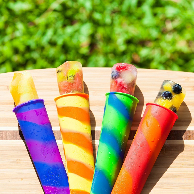 Moule en silicone de Popsicle de Premium Premium d'usine d'Amazone, moule de bruit de glace en gros