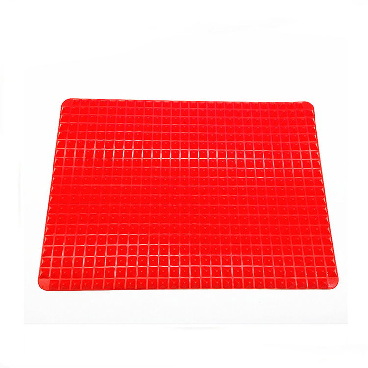 Stuoia di cottura di silicone non strizzante della piramide del cibo del grado di alimento