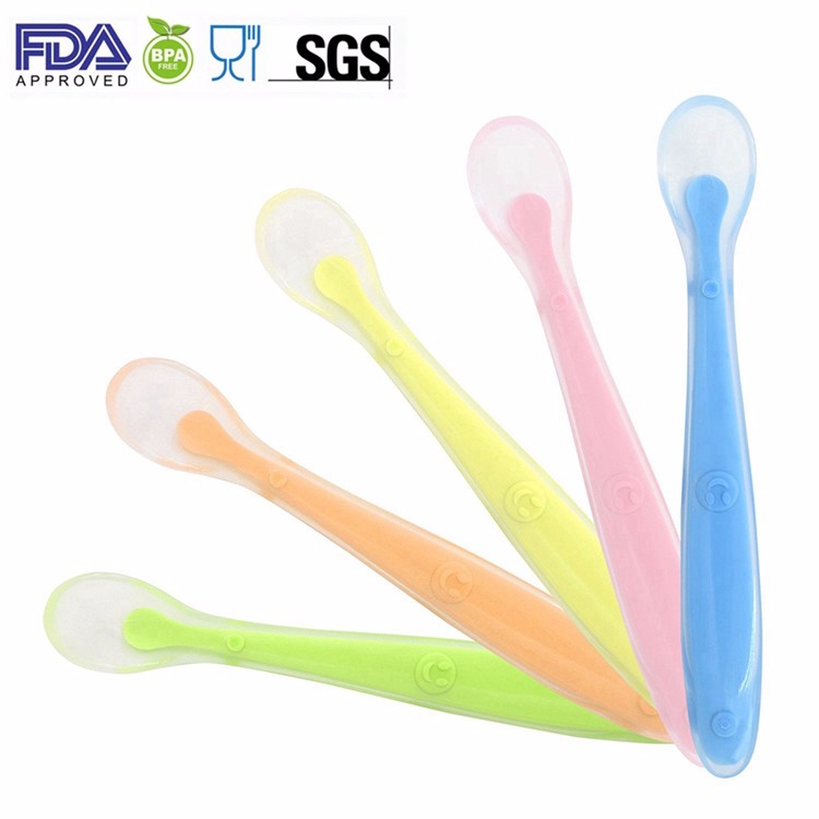LFGB Approved Soft Baby Feeding Spoon Original Manufacturer