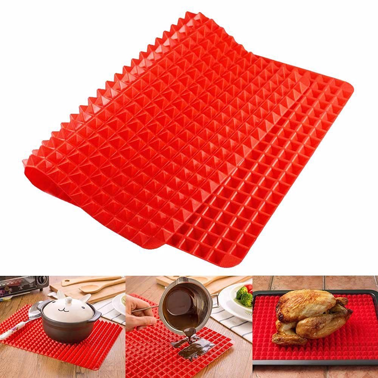 Microwave Oven Baking Tray Kitchen Tool Pyramid Pan silicone baking mat