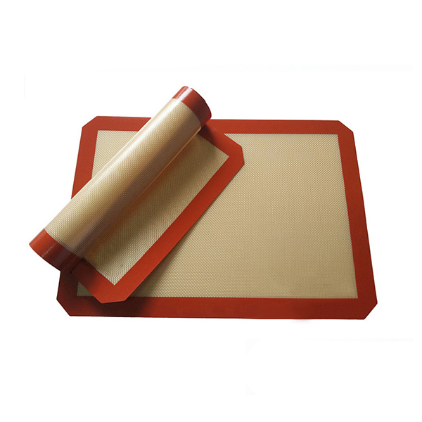 Silicone Healthy Cooking fiberglass baking mat Non-stick,set of 2 Half Sheet