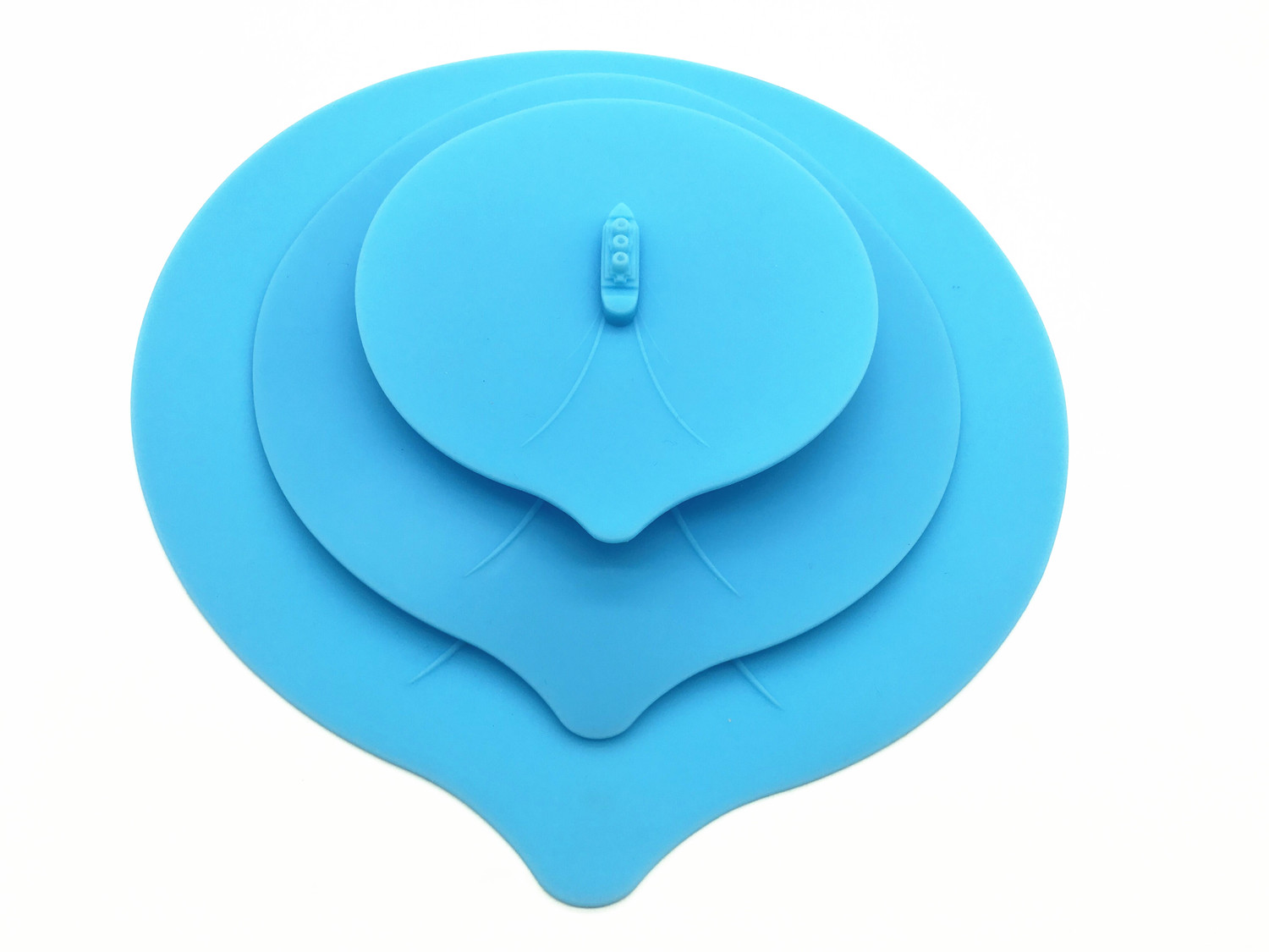 Various Sizes Reusable Silicone Suction Lids and Food Cover for Cups Bowls Pans Containers, Flexible Silicone Stretch Lids