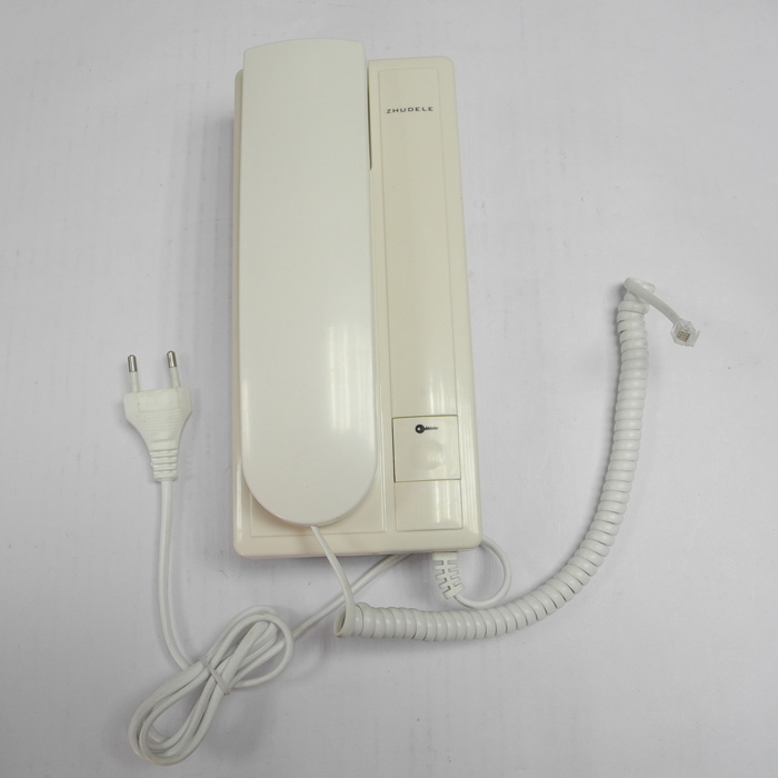 DIY 2 Wire Handset Audio Door Phone 1V1 Intercom System PY-DP3208A