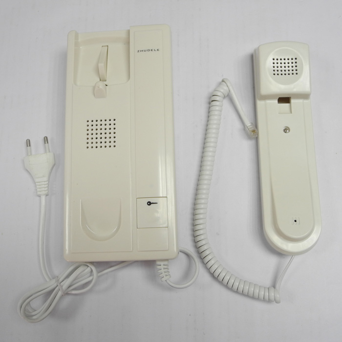 DIY 2 Wire Handset Audio Door Phone 1V1 Intercom System PY-DP3208A