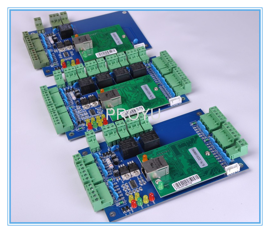 IE Web Browser / APP TCP / IP da placa de controle de acesso porta 4 leitor de controlador de 4 porta PY-4000