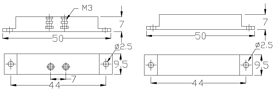 Magnetic contact, door contact, magnetic switch, sensor door, switch sensor, window contact PY-C40
