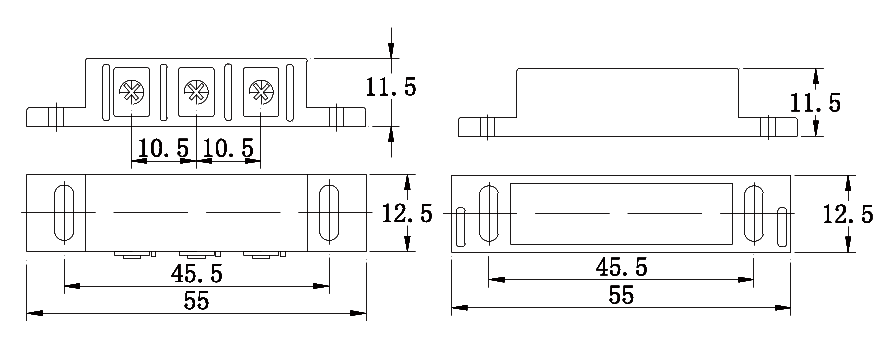Magnetic switch door sensor for window and door surface mounted PY-CB31