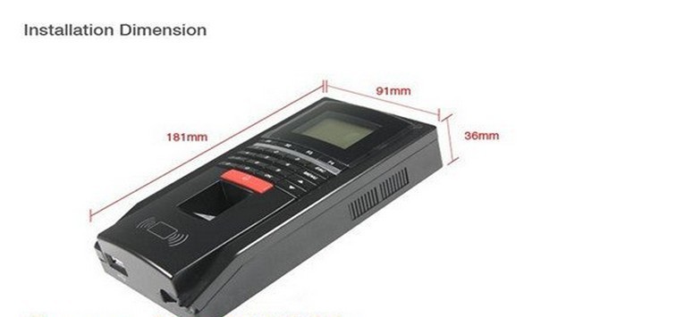 biometric fingerprint access control and time attendance F20