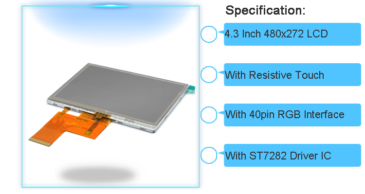 tft lcd 480x272