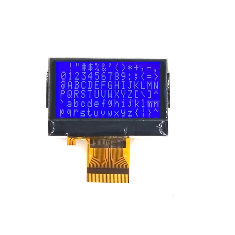 16864 STN LCD 128 * 64 COG LCD 128 * 64 Graphic STN LCD وحدة العرض (WG1206Z6SGW7G)