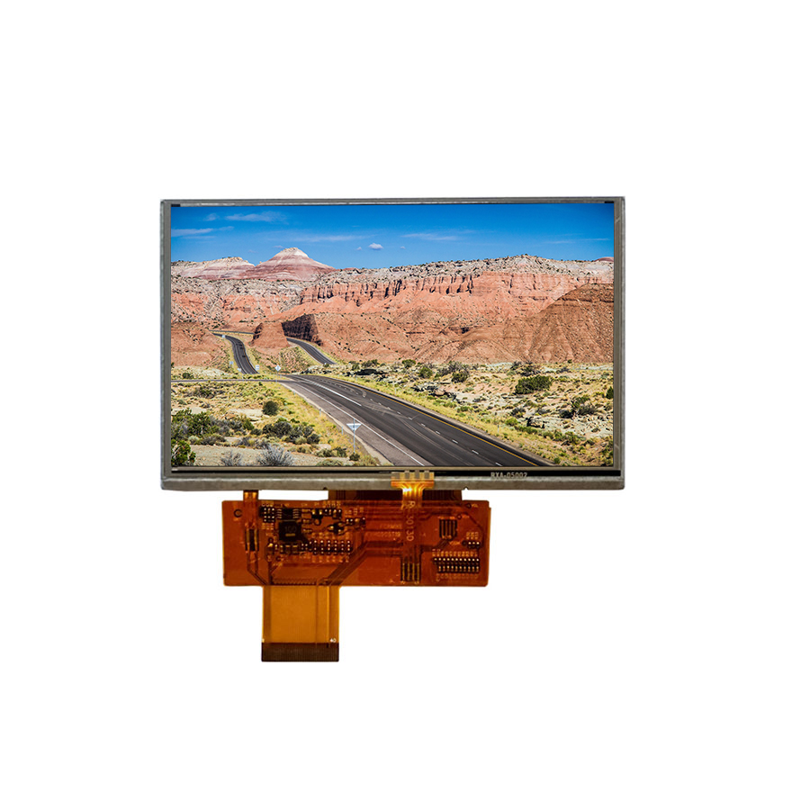 وحدة لوحة اللمس LCD 800x480 الدقة 5 بوصة لوحة عرض LCD الصناعية (KWH050ST19-F02 V.1)