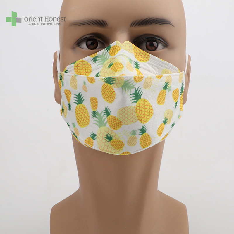 4 Ply Discopable Dicetak Hot Sale KF94 Masker Wajah Produsen Cina
