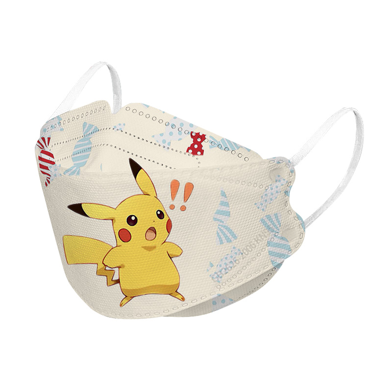 4layers KF94 Topeng Anak dengan Pencetakan Kartun dan Mampu