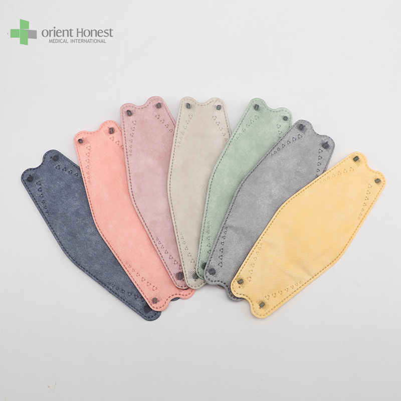 4ply Non Woven Disposable Colorful Kf 94 Headloop Mask Cina pabrik