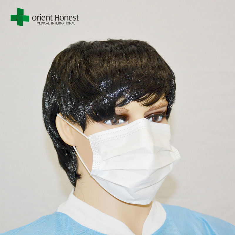 Anti-bactieria chirurgische Art Maske, Polypropylen non-woven-Maske, elastische Schnur Krankenhaus Maske Hersteller