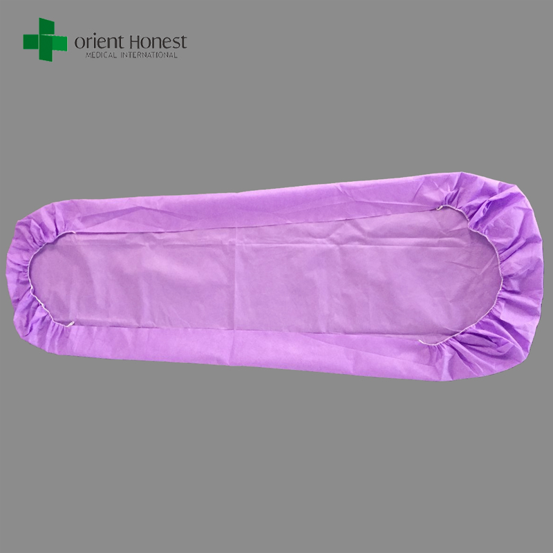 Draps jetables Chine meilleurs fabricant SMS violet non tissé à usage médical de l’hôpital