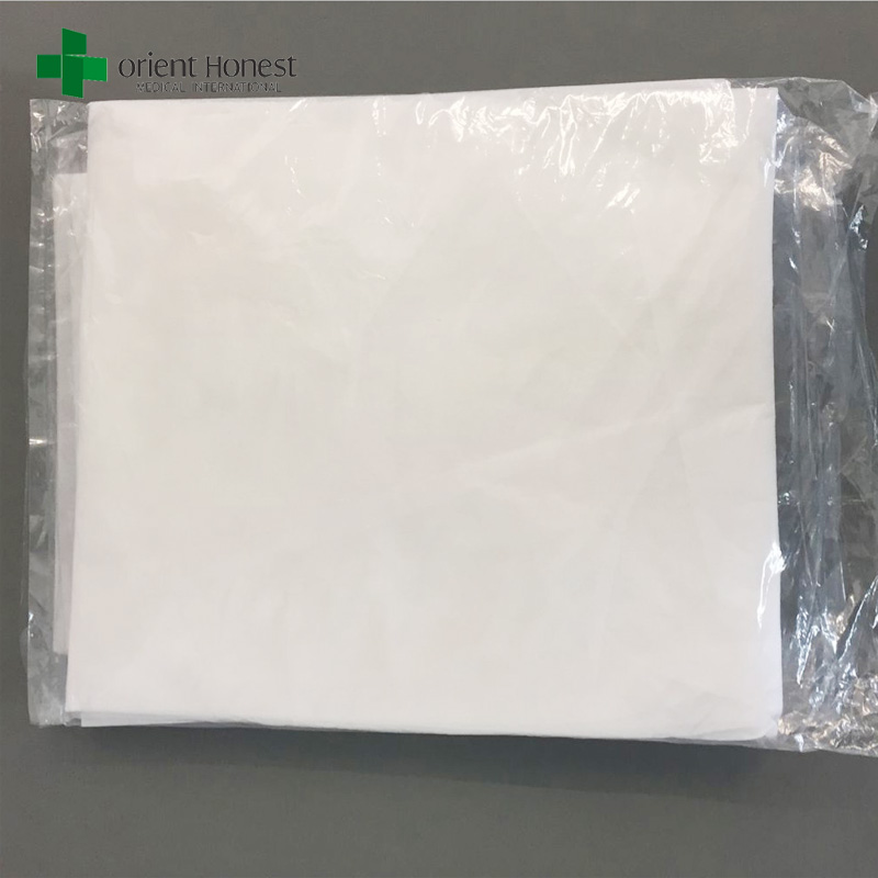 China Best Supplier für Polypropylen atmungsaktiv Low-Cost-Einweg-White Hotel Bed Sheet
