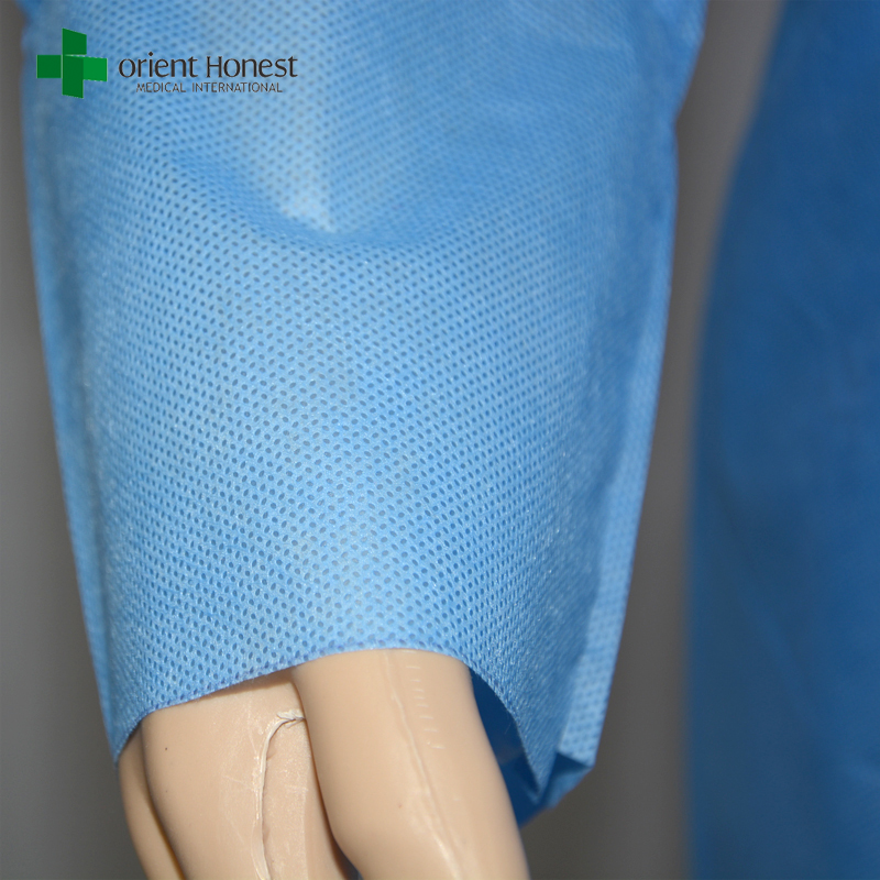 China Hersteller Einweg-Bereichskleidung, Einweg-Arzt Waschen Hand Kleid, Krankenhauspatienten Kleider Großhandel